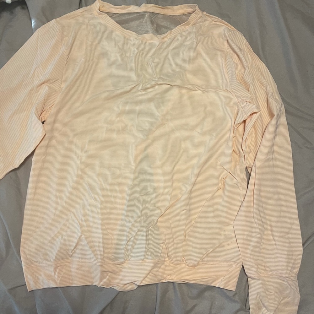 Pastel orange Zyia Workout Top